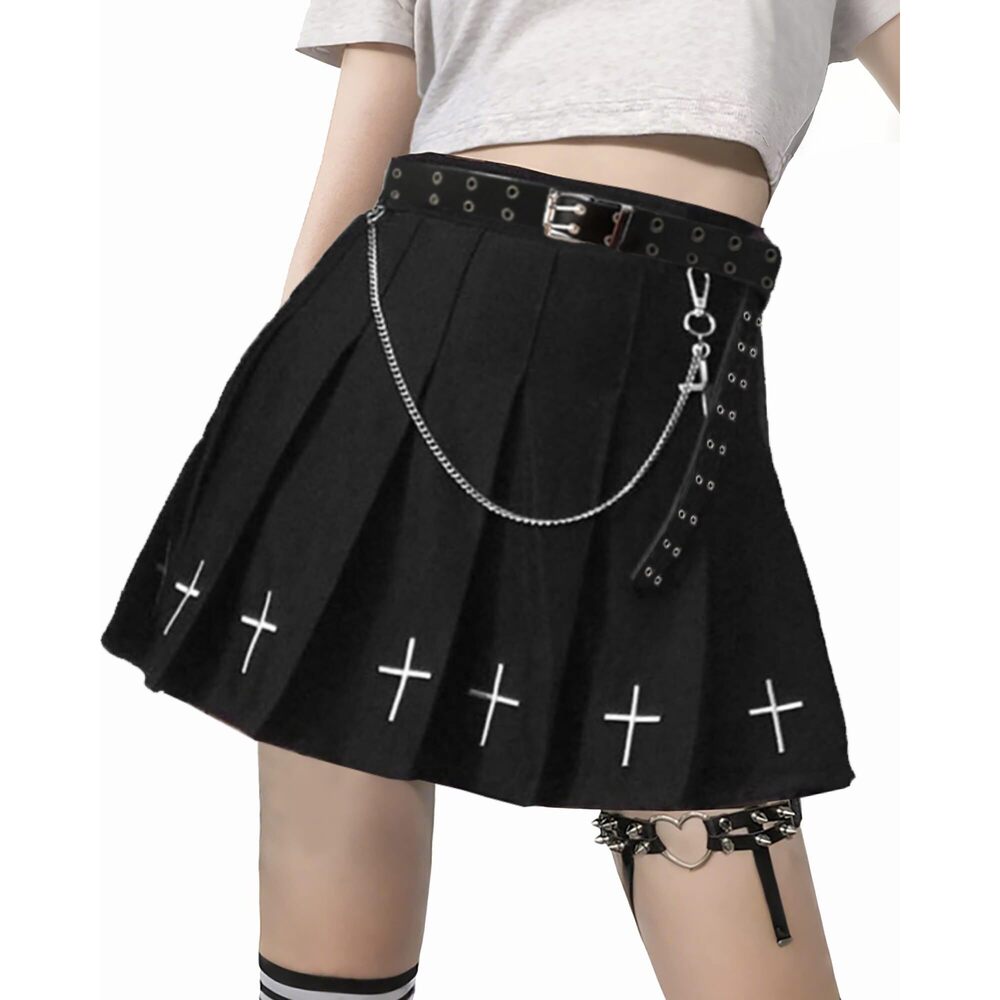 8960 School Girl Skirts Grunge Skirt Steampunk Skirt Sexy Skirts Goth